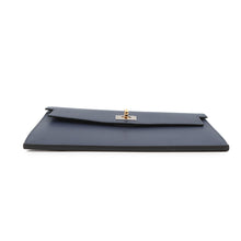 Load image into Gallery viewer, HERMES Kelly Pocket Long Blue Saphir Chevre Shamqila