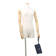 Load image into Gallery viewer, HERMES Kelly Pocket Long Blue Saphir Chevre Shamqila