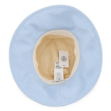 Load image into Gallery viewer, HERMES Hat Frog Size 57 Light Blue Hemp60% Cotton38% Polyurethane2%