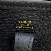 将图像加载到图库查看器中,HERMES Evelyne Short Black Taurillon Clemence Size TPM