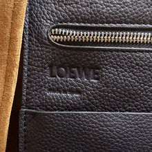 将图像加载到图库查看器中,LOEWE Flamenco Knot Tote Bag Midnight Blue/Black321.12.T30 Leather Size Large