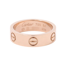 Load image into Gallery viewer, CARTIER Love Ring Size 54/#14 ClassicB4084800 18K Pink Gold