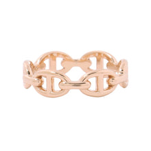 Load image into Gallery viewer, HERMES Chaine d'Ancre Anchene Ring Size PM/58/#18 18K Pink Gold