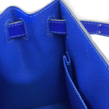 将图像加载到图库查看器中,HERMES Kelly Sellier Blue Electric Epsom Size 28
