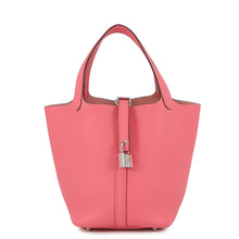 Load image into Gallery viewer, HERMES Picotin Lock Rose Azalee Taurillon Clemence Size PM