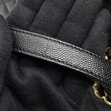 Load image into Gallery viewer, CHANEL Matelasse ChainTote Bag BlackA91046 Caviar Leather Size Large