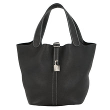 Load image into Gallery viewer, HERMES Picotin Lock Black Taurillon Clemence Size MM