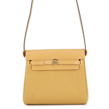 将图像加载到图库查看器中,HERMES Herbag zip Paille Toile H Vache Hunter Leather Size Mini