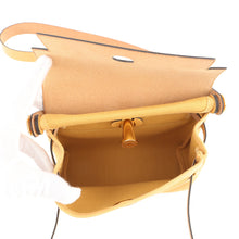 将图像加载到图库查看器中,HERMES Herbag zip Paille Toile H Vache Hunter Leather Size Mini