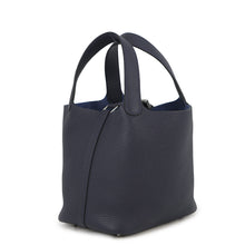 Load image into Gallery viewer, HERMES Picotin Lock Blue Nuit Taurillon Clemence Size PM