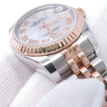 Load image into Gallery viewer, ROLEX Datejust W26mm Stainless Steel K18PG White Shell Dial179171NR