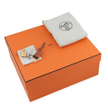 将图像加载到图库查看器中,HERMES Herbag zip Black/Natural Toile Military Vache Hunter Leather Size PM