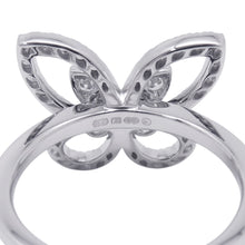 Load image into Gallery viewer, GRAFF Butterfly Silhouette Diamond Mini Ring Size Approximately No. 6RGR769 18K White Gold