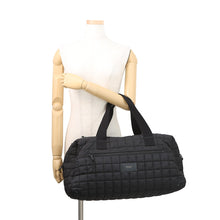 Load image into Gallery viewer, SAINT LAURENT PARIS Nux Duffle Bag Quilted Black594400FACFK1000 Nylon