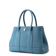 将图像加载到图库查看器中,HERMES Neo Garden New Blue Jean Negonda Leather Size 23