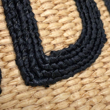 Load image into Gallery viewer, FENDI Pack Slim Clutch Beige/Black8BT337 Raffia Size Small