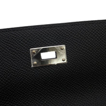 Load image into Gallery viewer, HERMES Kelly wallet long to go Black Epsom