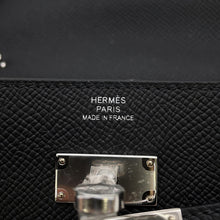 Load image into Gallery viewer, HERMES Kelly wallet long to go Black Epsom