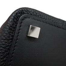 Load image into Gallery viewer, HERMES Medor 2WAY Handbag Black Togo Leather Swift Leather Size 27