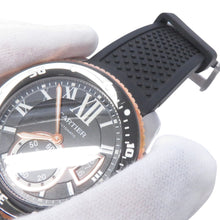 Load image into Gallery viewer, CARTIER Caliber de Cartier Diver W42mm Stainless Steel K18PG Rubber Black DialW7100055