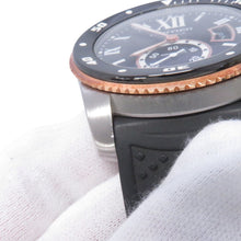 Load image into Gallery viewer, CARTIER Caliber de Cartier Diver W42mm Stainless Steel K18PG Rubber Black DialW7100055