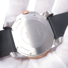 Load image into Gallery viewer, CARTIER Caliber de Cartier Diver W42mm Stainless Steel K18PG Rubber Black DialW7100055