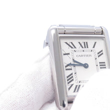 Load image into Gallery viewer, CARTIER Tank must LM H33.7mmxW25.5mm Stainless Steel Silver DialWSTA0052
