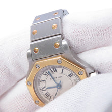Load image into Gallery viewer, CARTIER Santos Octagon SM W25mm Stainless Steel K18YG Ivory DialW2001683