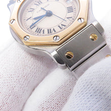 Load image into Gallery viewer, CARTIER Santos Octagon SM W25mm Stainless Steel K18YG Ivory DialW2001683