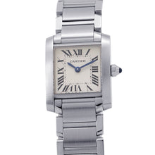 Load image into Gallery viewer, CARTIER Tank Francaise SM H25mm×W20mm Stainless Steel Ivory DialW51008Q3