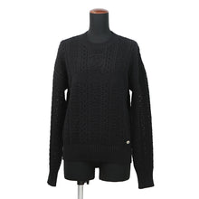 将图像加载到图库查看器中,CHANEL COCO BEACH Pullover Knit Sweater Size 38 BlackP76925 K11083 94305 Cotton 100%
