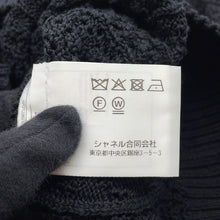 Load image into Gallery viewer, CHANEL COCO BEACH Pullover Knit Sweater Size 38 BlackP76925 K11083 94305 Cotton 100%