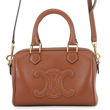 Load image into Gallery viewer, CELINE Small Boston Tan113773DU3.04LU Smooth Calf Leather Size Small