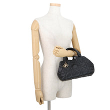 Load image into Gallery viewer, Dior TouJules Macrocannage Handbag BlackM2822OSNW_M900 Calf Leather Size Small
