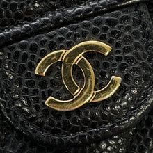 将图像加载到图库查看器中,CHANEL Matelasse Classic Flap Wallet BlackAP0231 Caviar Leather