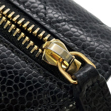 将图像加载到图库查看器中,CHANEL Matelasse Classic Flap Wallet BlackAP0231 Caviar Leather