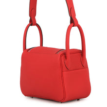 Load image into Gallery viewer, HERMES Lindy Rouge Ladue Taurillon Clemence Size Mini