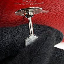 Load image into Gallery viewer, HERMES Lindy Rouge Ladue Taurillon Clemence Size Mini