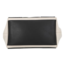 将图像加载到图库查看器中,BALENCIAGA Navy Kabas Black/White339933 Canvas Leather