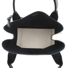 将图像加载到图库查看器中,BALENCIAGA Navy Kabas Black/White339933 Canvas Leather