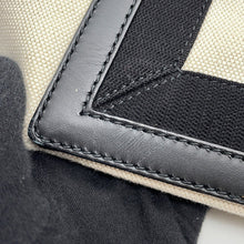 将图像加载到图库查看器中,BALENCIAGA Navy Kabas Black/White339933 Canvas Leather