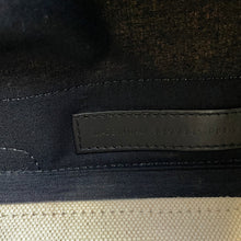 将图像加载到图库查看器中,BALENCIAGA Navy Kabas Black/White339933 Canvas Leather