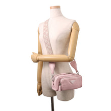 Load image into Gallery viewer, PRADA Nappa Antique Shoulder Bag Pink1BH198 Leather