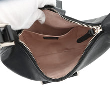 Load image into Gallery viewer, JIMMY CHOO Bar Hobo Bag BlackBARHOBOSQXB Leather Faux Pearl Size Small