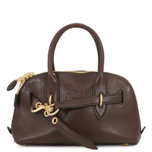 Load image into Gallery viewer, MIUMIU Avant Tulle Top Handle Bag Briarwood5BB169_2BBL_F0NBL_V_OOO Nappa Leather Size Small