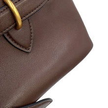 Load image into Gallery viewer, MIUMIU Avant Tulle Top Handle Bag Briarwood5BB169_2BBL_F0NBL_V_OOO Nappa Leather Size Small