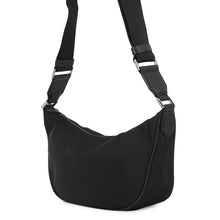 Load image into Gallery viewer, JIMMY CHOO Logo Shoulder Bag Black Nylon