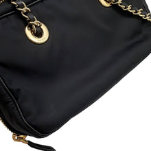 Load image into Gallery viewer, PRADA Logo Chain Tote Bag Black1BB121 Nylon