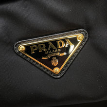 Load image into Gallery viewer, PRADA Logo Chain Tote Bag Black1BB121 Nylon