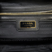 Load image into Gallery viewer, PRADA Logo Chain Tote Bag Black1BB121 Nylon
